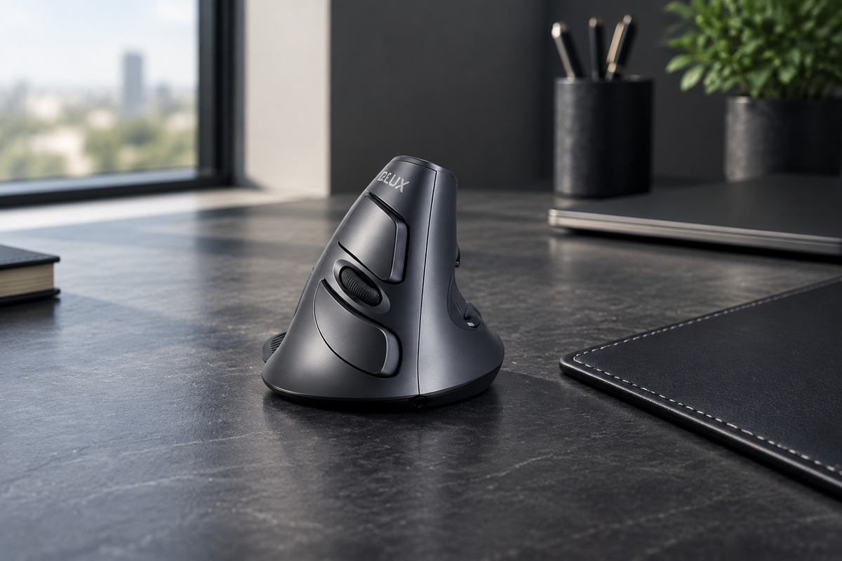 Arete Precision Wired Vertical Ergonomic Mouse