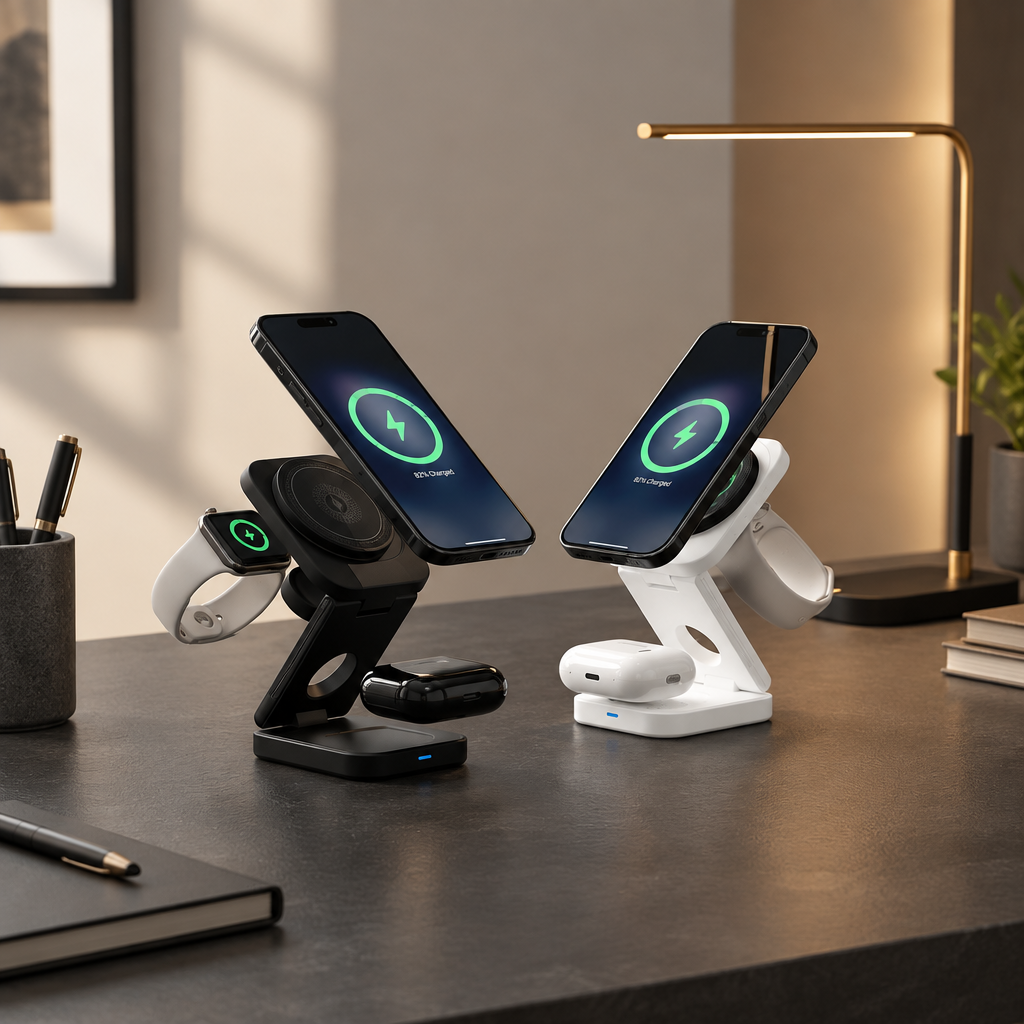 Arete 3-in-1 Foldable Magnetic Wireless Charging Station