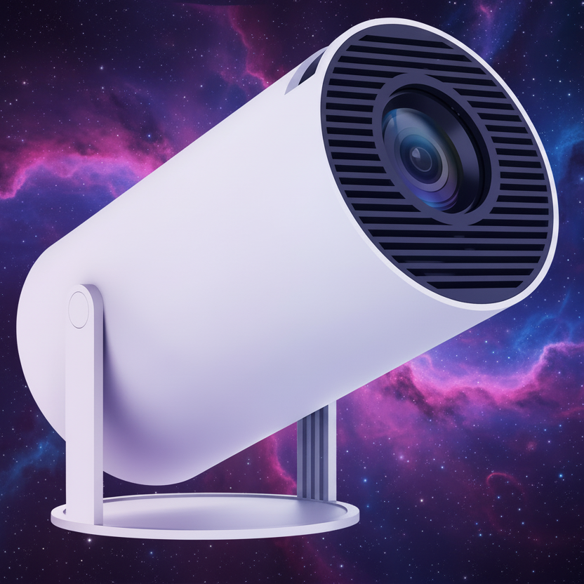 Arete L1 Portable 4K Smart HD Projector with 180° Rotation
