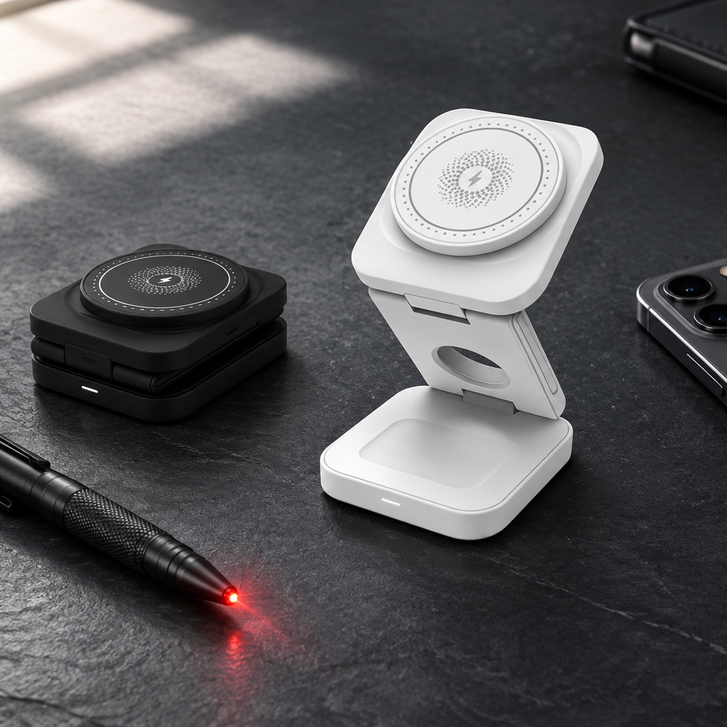 Arete 3-in-1 Foldable Magnetic Wireless Charging Station