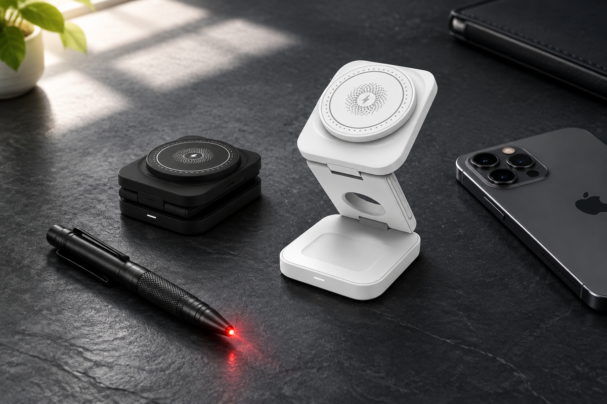 Arete 3-in-1 Foldable Magnetic Wireless Charging Station