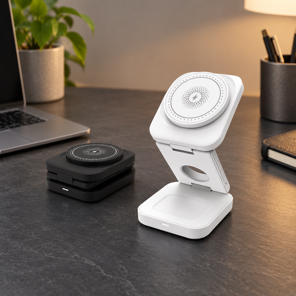 Arete 3-in-1 Foldable Magnetic Wireless Charging Station