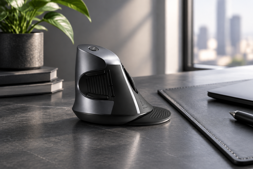 Arete Precision Wired Vertical Ergonomic Mouse